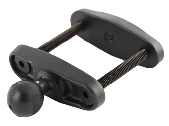 RAM MOUNT, UNPK RAM CLAMP BASE W/BALL 2 MAX WIDTH